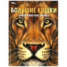 Книга Большие кошки. Дикие животные Африки. Энциклопедия. 197х255 мм. 7БЦ. 48 стр. Умка