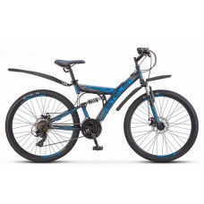 24" Велосипед Stels Focus MD 18-sp (16" синий/черный), арт V010