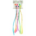 Lukky Fashion набор накладных прядей-крабиков косички, 6шт, 6 цветов, 30см