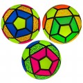 1toy мяч ПВХ 23 см, 60 г, принт футбол, цвета в асс., сетка с биркой