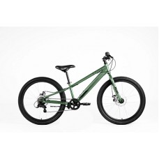 24" Велосипед FORWARD SPIKE disc, 7ск. рост 11, 2023(зеленый/черный)