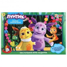 Лунтик. Веселые приключения. Настольная игра-ходилка. 217х330х27 мм. Умные игры в кор.20шт