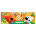 Ми-ми-мишки. Домино картонное. 350х120х30 мм. Умные игры в кор.20шт