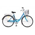 28" Велосипед Stels Navigator 345 20" (синий) + корзина