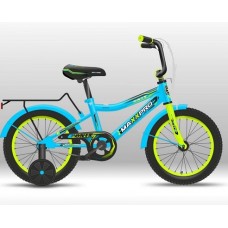 18" Велосипед ONIX-M18-4 (голубо-салатовый)  багажник длинное крыло