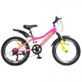 20" Велосипед Rook MS200W розовый/зеленый
