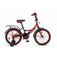16" Велосипед MAXXPRO Z16 (красно-черный) ,багажник, длинное крыло