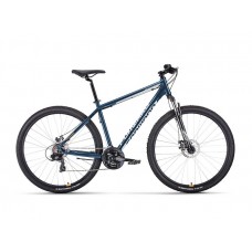 29" Велосипед FORWARD APACHE 2.0 D Classic(21 ск. рост 21") 2022 темно-синий/серебристый, RBK2