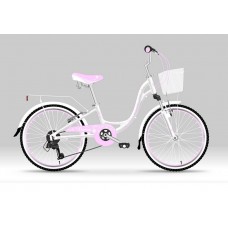 18" Велосипед MAXXPRO  FLORINA 18 (бело-розовый)