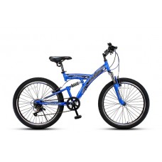 24" Велосипед MAXXPRO SENSOR N2410-5 (сине-черный)