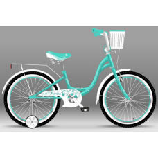 18" Велосипед MAXXPRO  FLORINA 18 (зелено-белый)