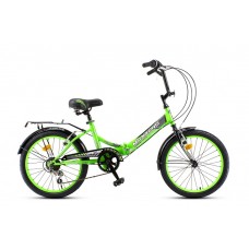20" Велосипед COMPACT 20S Y20S-2 (зелено-черный)