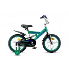 16" Велосипед MAXXPRO SENSOR 16XS (зелено-синий)