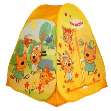 Палатка детская игровая Три Кота 81х90х81см, в сумке